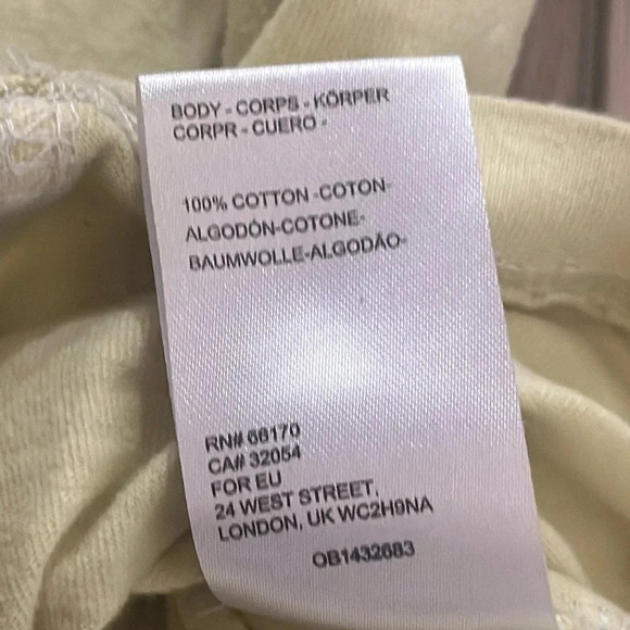 Standard Cloth Raceway Long Sleeve Logo Tee Yellow Men’s Small Urban Outfitters - Picture 5 of 5